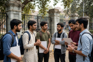ambedkar university delhi attendance protest