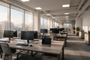 Empty modern office