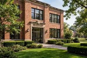 University admissions office building
