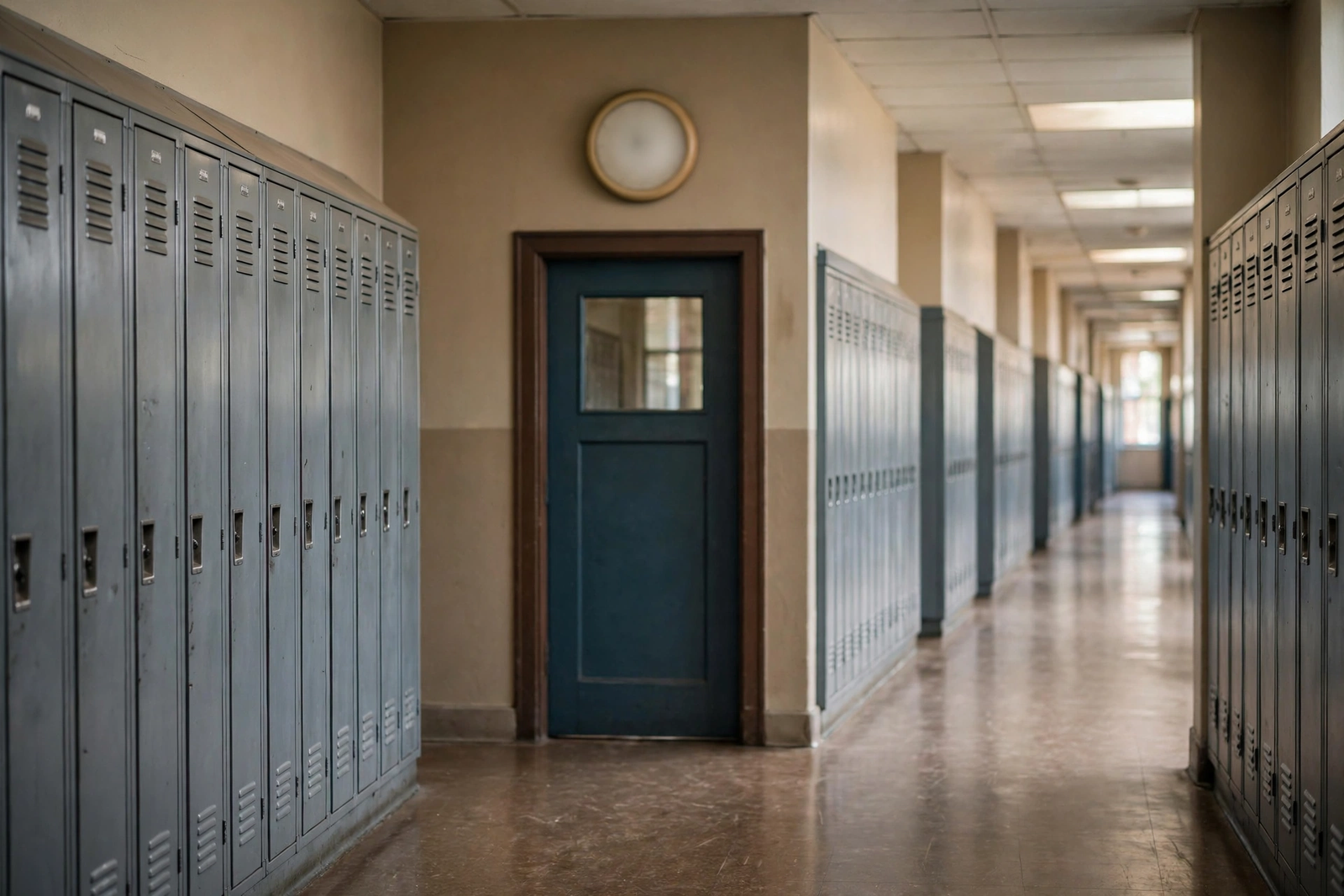 Wall clock above classroom door - CBSE compartment exam dates and result updates