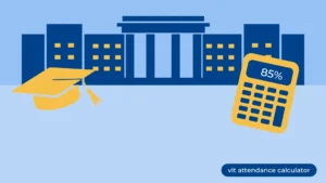 Illustration explaining the VIT attendance calculator for tracking student attendance percentage